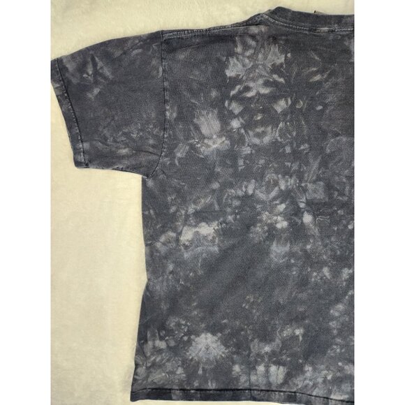Pink Floyd David Gilmour Liquid Blue Tie Dye T-Shirt Men's Gray Large Vintage - Picture 5 of 11